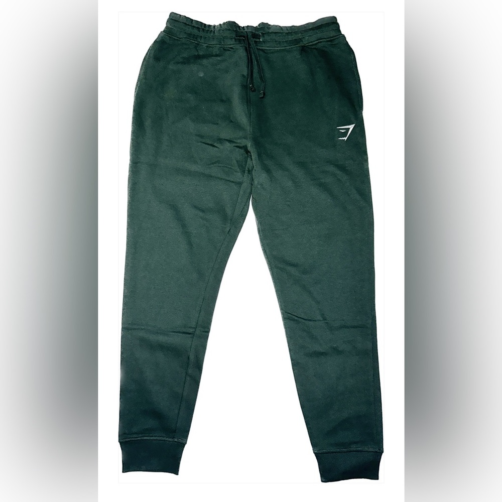 NEW Gymshark Crest Joggers | Dark Green | Large